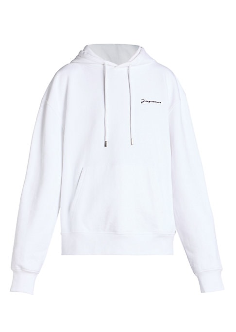 Logo Knit Hoodie