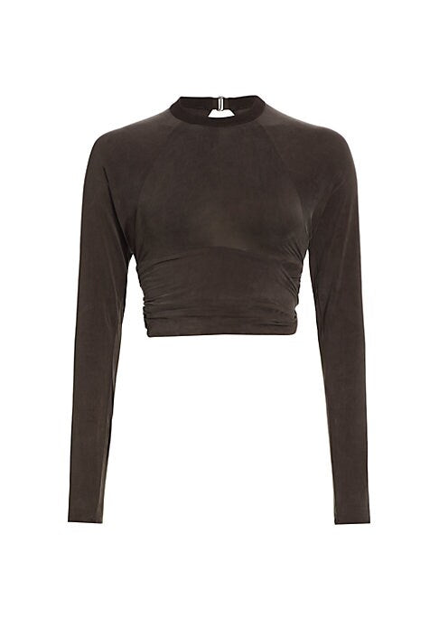 Strappy Back Crop Tee