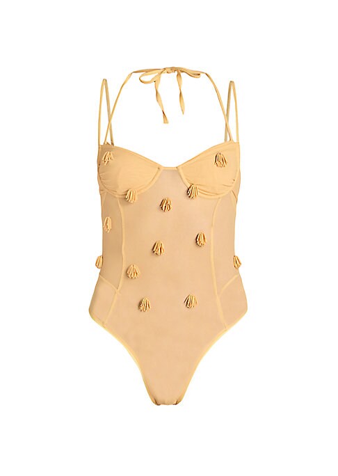 Fringe Sheer Bodysuit