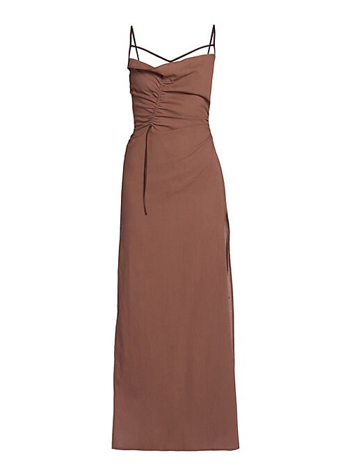 Chic Ruched Maxi Dress