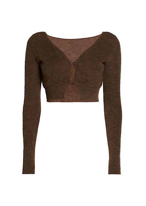 Cozy Mohair Crop Cardigan