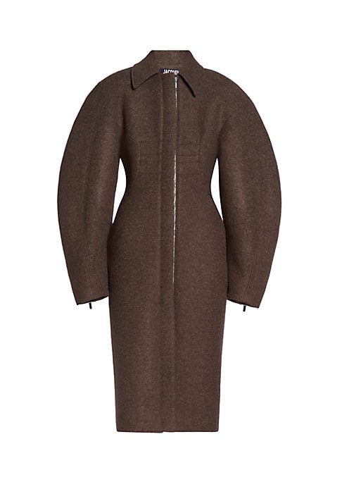 Curved Elegance Coat