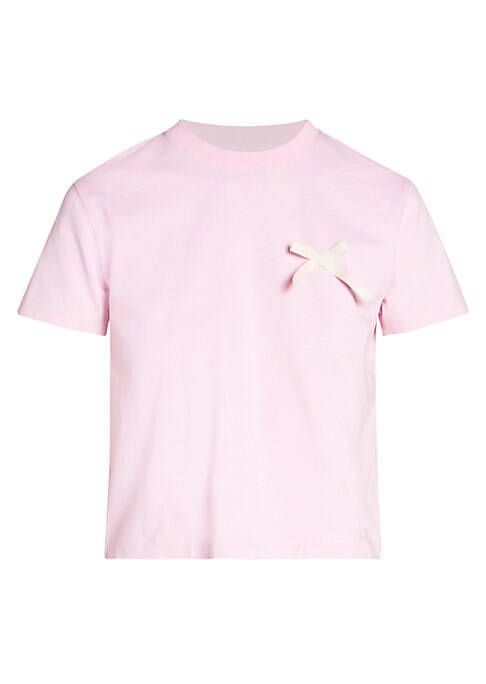 Bow Detail Cotton Tee