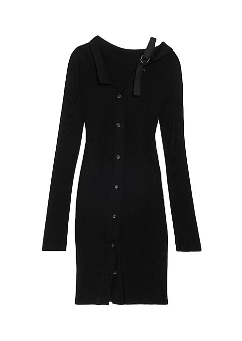 Asymmetric Knit Charm