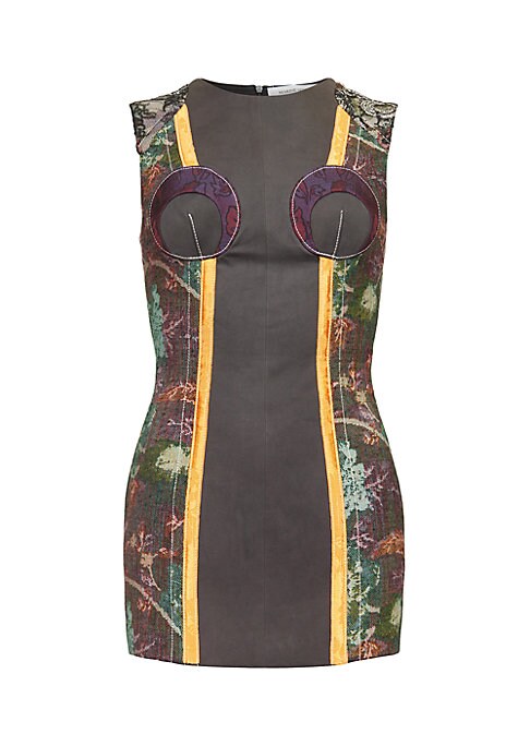 Floral Contrast Minidress