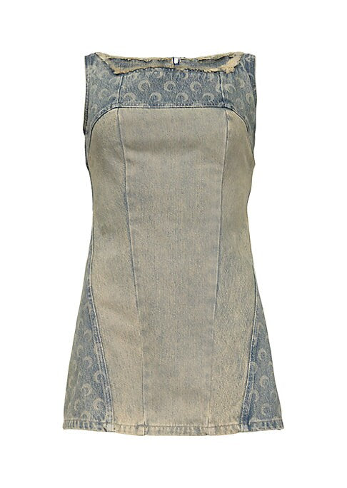 Crescent Denim Dress