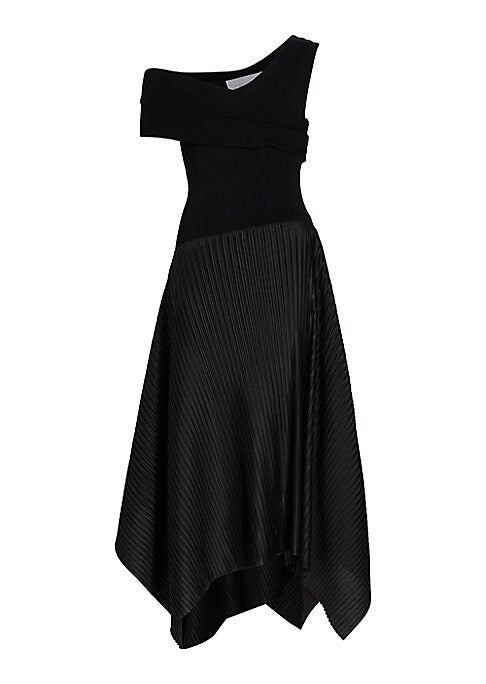 Chic Asymmetrical Midi Dress