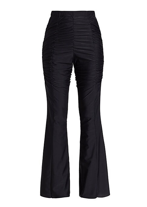 Chic Cutout Flare Trousers