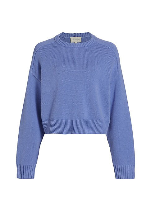 Chic Cropped Knit Sweater