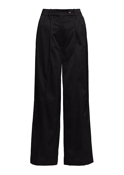 Satin Elegance Wide Pants