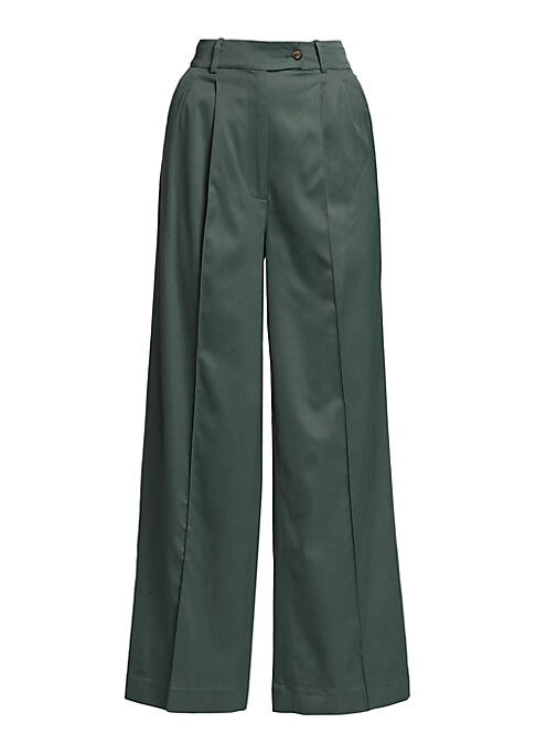 Satin Elegance Wide Pants