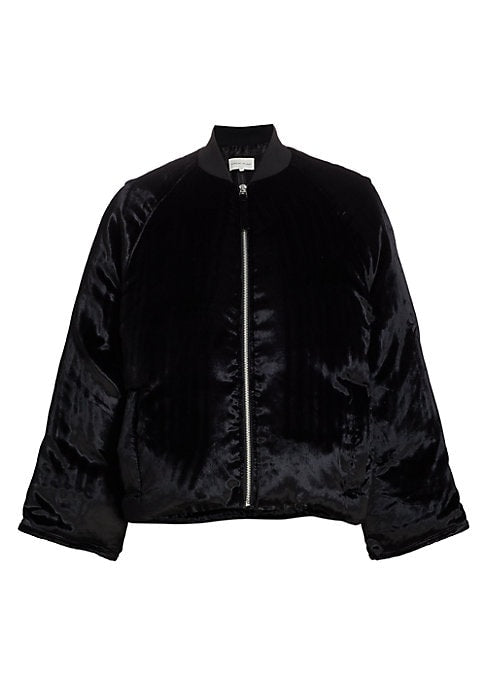 Velvet Luxe Bomber