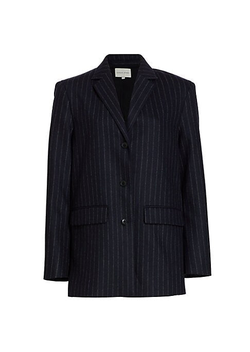 Chic Pinstripe Blazer