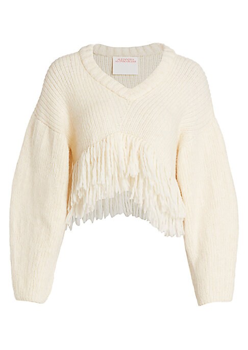 Fringe Trim Luxe Sweater