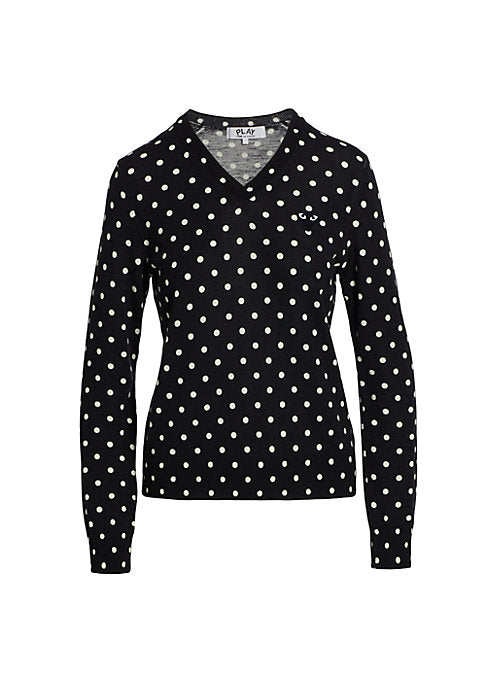 Chic Dot Knit Sweater