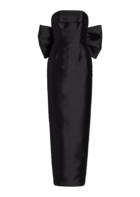 Chic Bow Evening Dress