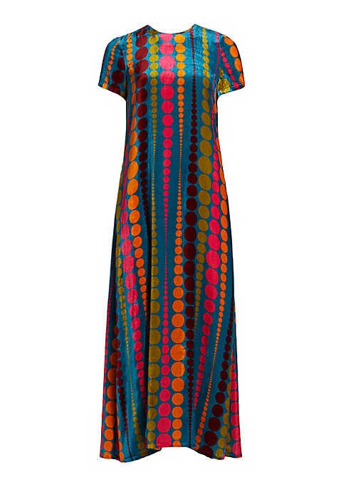 Silk Print A-Line Delight