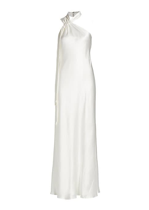 Elegant Satin A-Line Gown