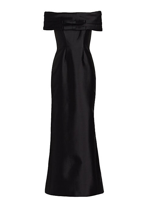 Luxe Bow Evening Dress