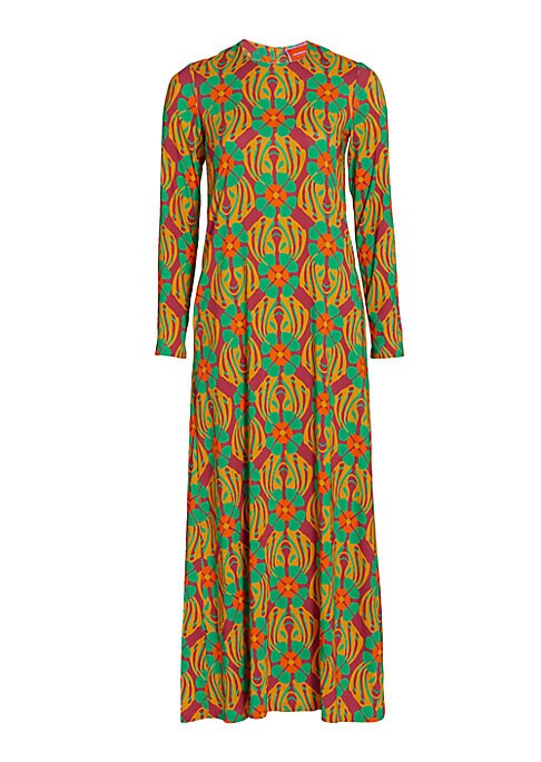 Vibrant Swing Maxi Dress