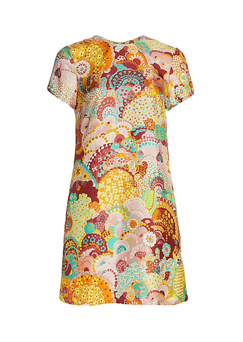 Vibrant Silk Dress