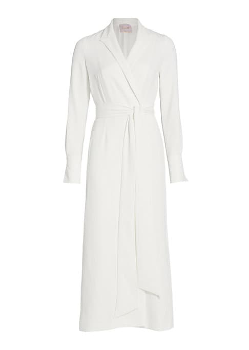 Chic Wrap Midi Dress