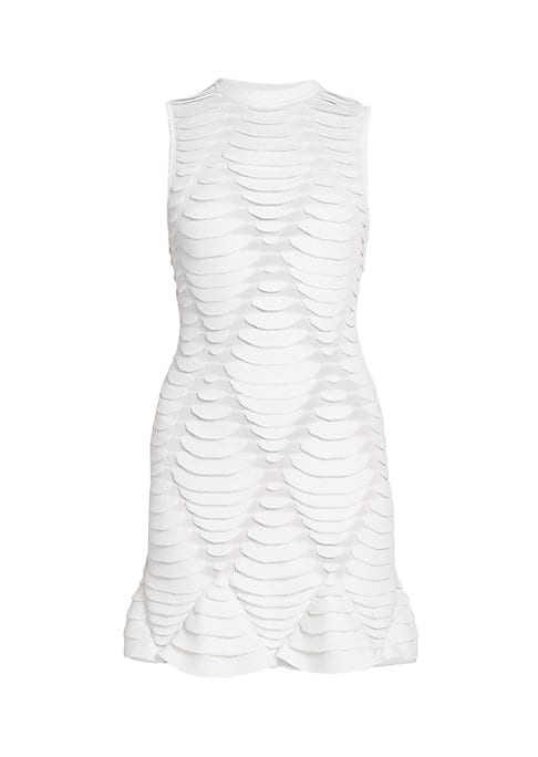 Pleat-Top Mini Dress