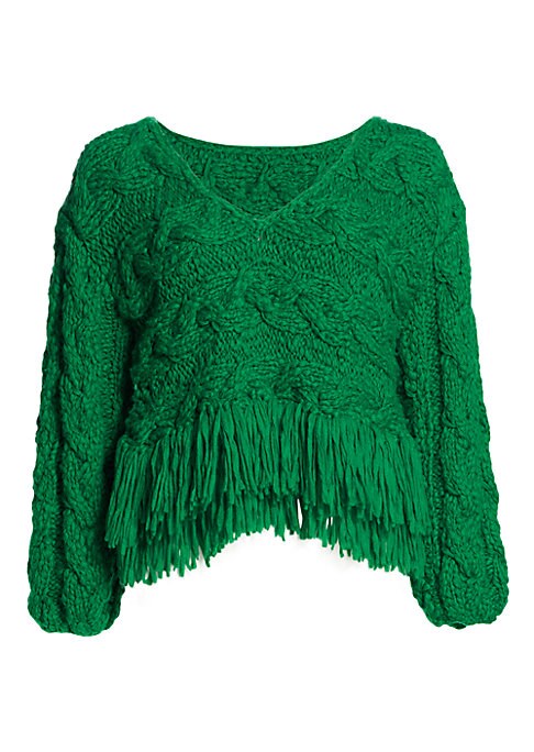Fringe Cozy Knit Sweater