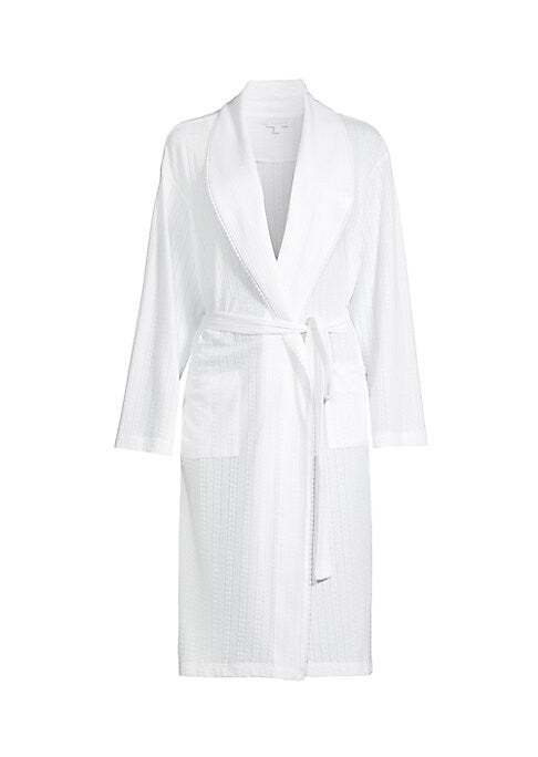 Lace Trimmed Comfort Robe