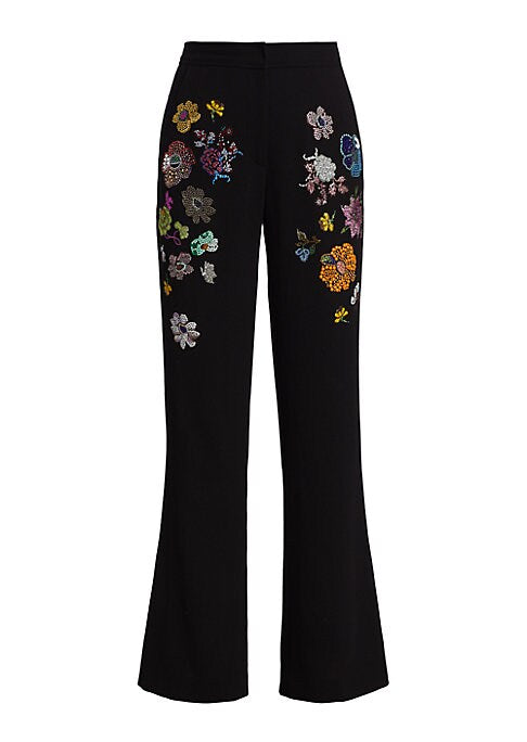 Floral Bead Trousers