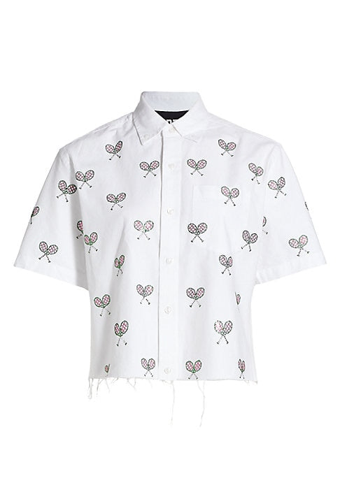 Crystal Tennis Racket Top