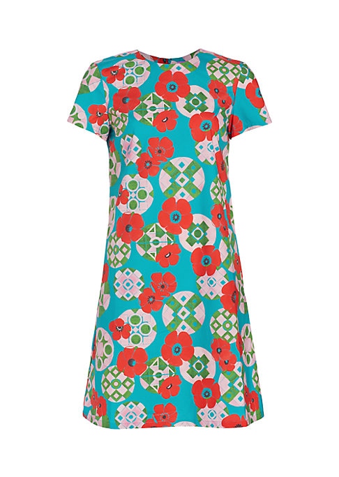 Chic Floral A-line Dress