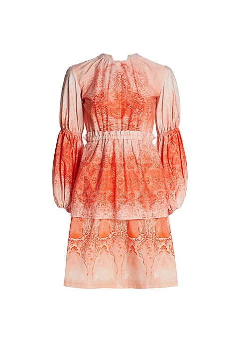 Gradient Tiered Dress