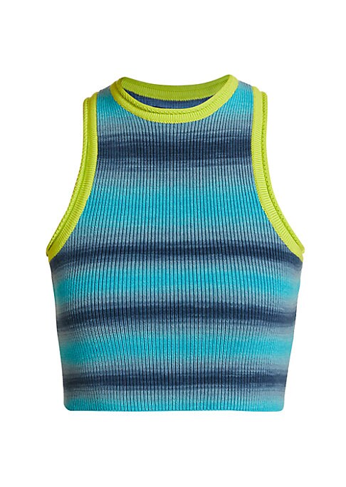 Dyed Racerback Crop Top