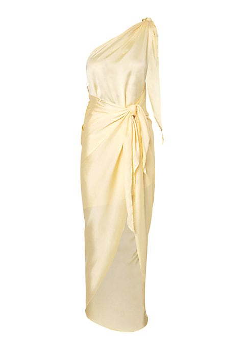 Draped Asymmetrical Elegance Dress