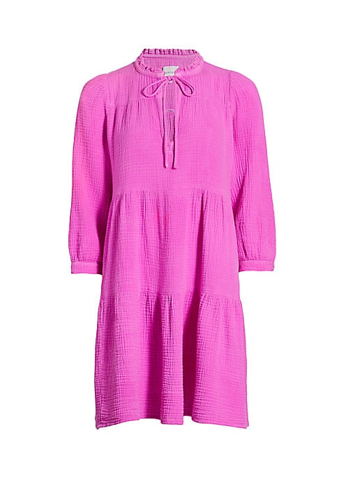 Ruffled Cotton Tiered Dress