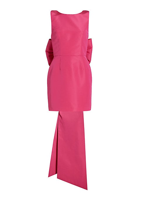 Chic Silk Bow Dress