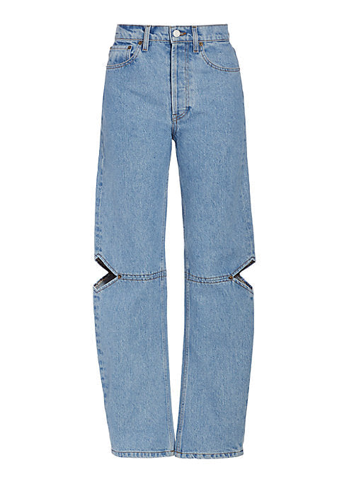 Cut-Out Cowgirl Jeans