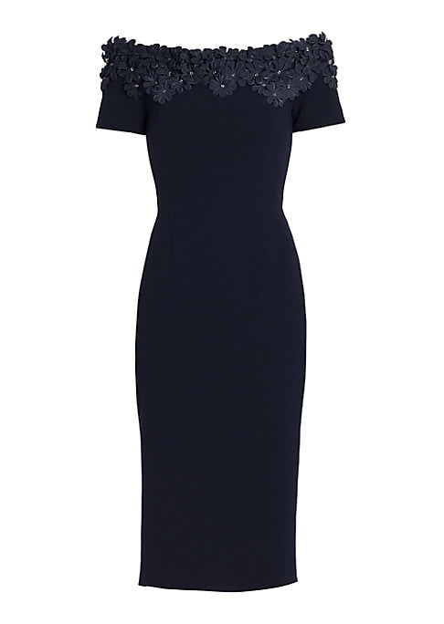 Elegant Floral Sheath Dress
