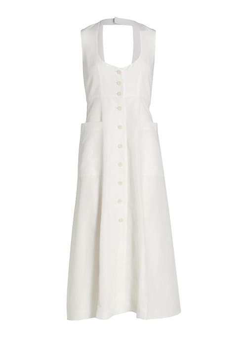 Chic Halter A-Line Dress