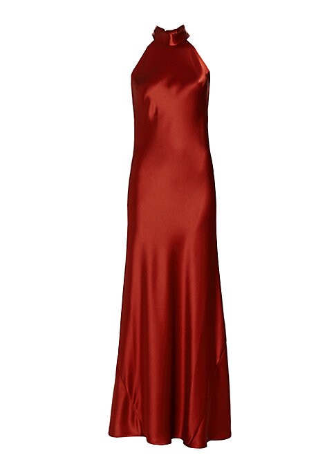 Elegant Satin Evening Gown