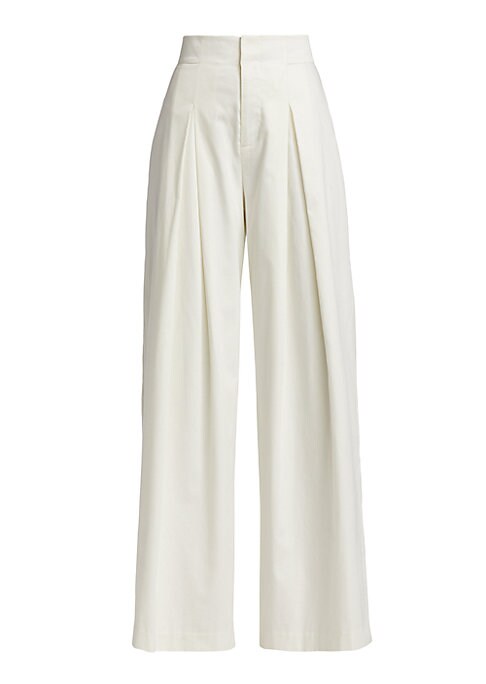 Sateen Pleat Trousers