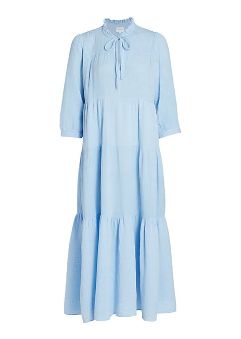 Chic Tiered Cotton Dress