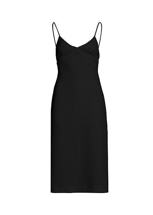 V-Neck Crepe Elegance Dress
