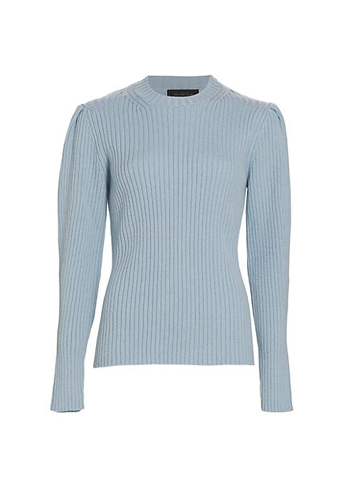 Puffy Sleeve Knit Sweater