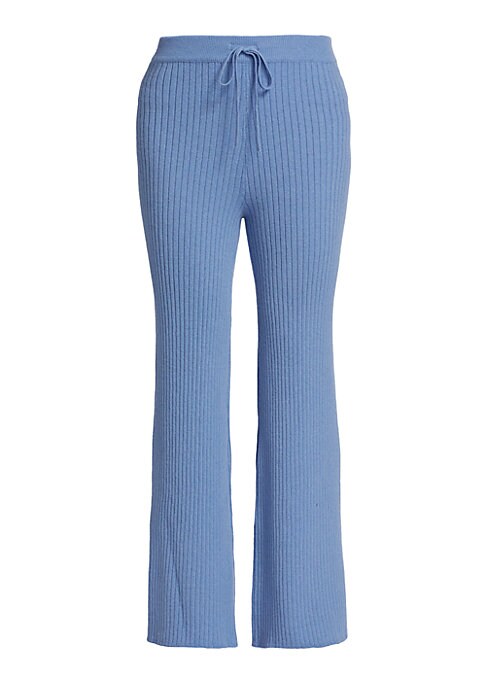 Cozy Knit Drawstring Trousers