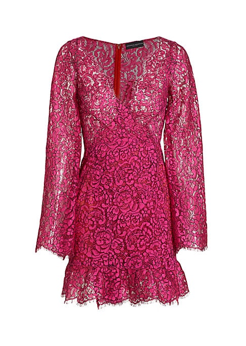 Silk Ruffle Minidress