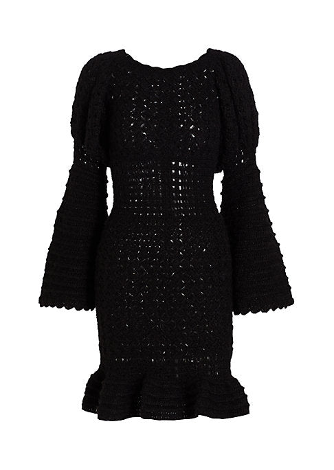 Chic Crocheted Bubble Dress