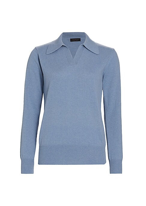 Cashmere Polo Knit Sweater