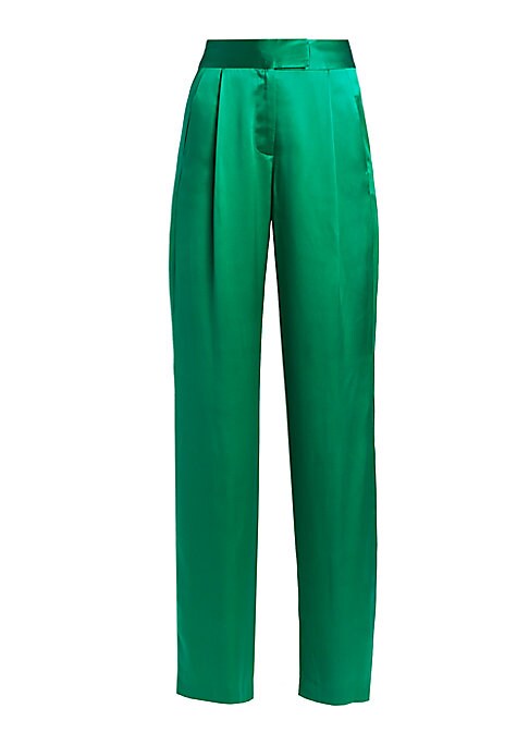 Gleaming Silk Trousers